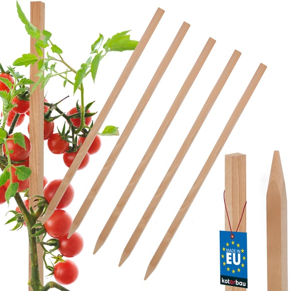 KOTARBAU® trästöd för tomater och grönsaker 30 cm 5-pack