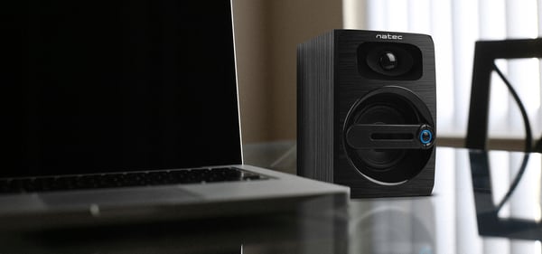 Natec Cougar 2.0 6W RMS högtalare svarta