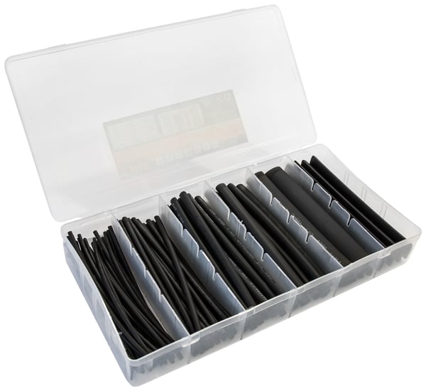 LÄMPÖKUISTULETKUSETTI 100 OSAA MUSTA - E-651-9992