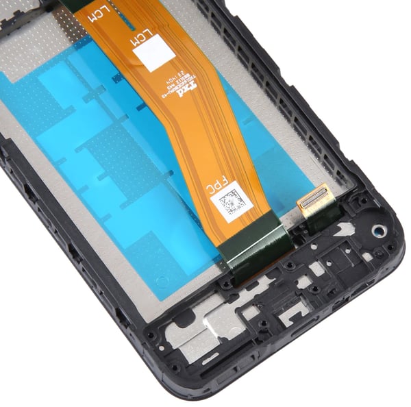 Original Samsung Galaxy A14 SM-A145 4G LCD-skærm + touchskærm (renoveret) sort ramme