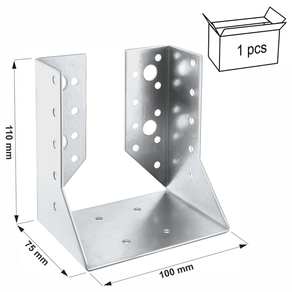 Bjælkeophæng WZ102 100x110x75x2.0 (1)