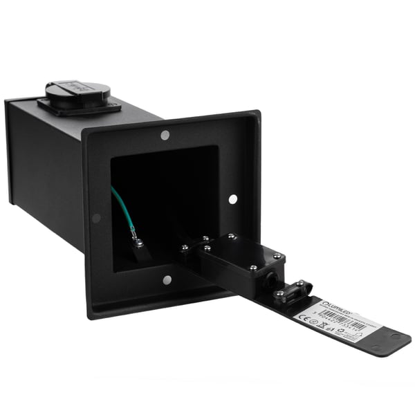 Trädgårdsslinga IBERI utomhus stående 230V 22cm 2x vägguttag LUMILED