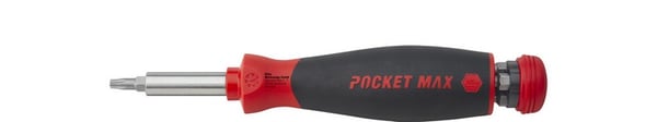 POCKETMAX MAGNEETTINEN RUUVIMEISSELI TERÄLIPASELLA, 8 TERÄÄ - WH 45292