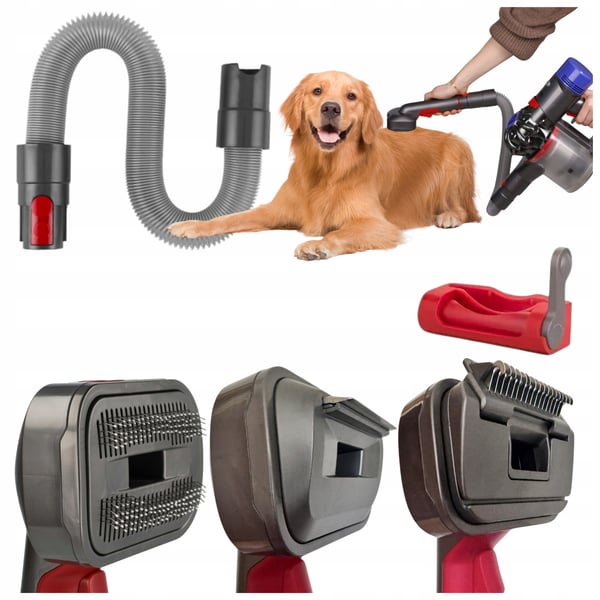 Dyson V7 V8 V10 V11 V12 V15 hundebørste og kambørste til hårrensning - sæt