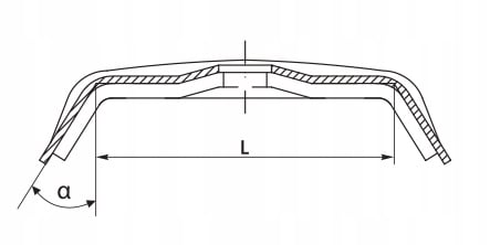 Sadeliivit 30mm RAL 9007