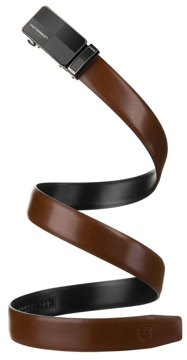 Peterson bælte sk automatisk PTN A011-115 brun