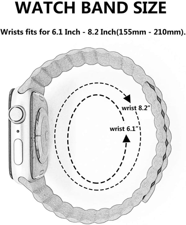 Apple Watch Band 1/2/3/4/5/6/7/8/9/SE 42/44/45 mm Vaaleanpunainen