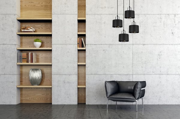 MODERNE LOFTHÆNGELAMPE SORT LED-LAMPE
