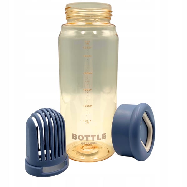 Kestävä urheilujuomapullo porrastetulla suodattimella 650 ml