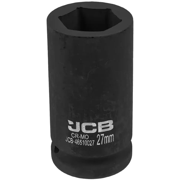 JCB DYB SLAGTOPPENØGLE 3/4" Cr-Mo 6-kant 27 mm