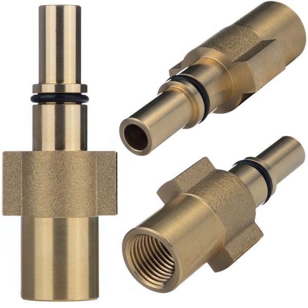 Bajonet 1/4"F Adapter/Reduktion til Black&Decker Højtryksrenser