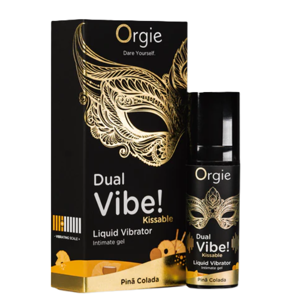 Orgier - Dual Vibe! Flydende Vibrator 15ml - Pina Colada