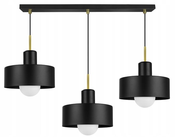 MODERNE LOFTHÆNGELAMPE, METAL LAMPESKÆRM