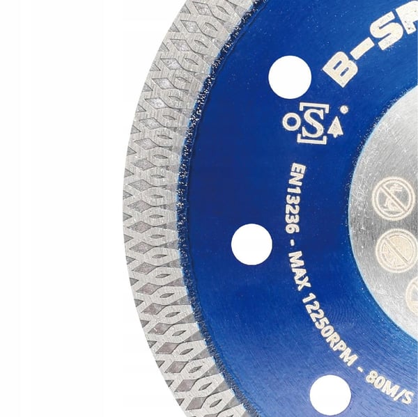 Bihui B-speedy timanttilaikka posliinilaatoille 125 mm 1,4 mm paksuus - DCDM125