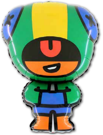 Brawl Stars Leon Folieballon Fødselsdagsfest 81cm