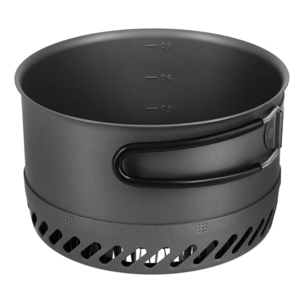 NC4203 Turist gryde med radiator aluminium med låg 1000ml Nils Camp