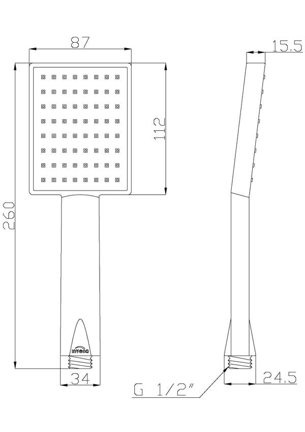 PATRAS BRUSEGREBS MED 1 FUNKTION, KROM - H/AS-31-001