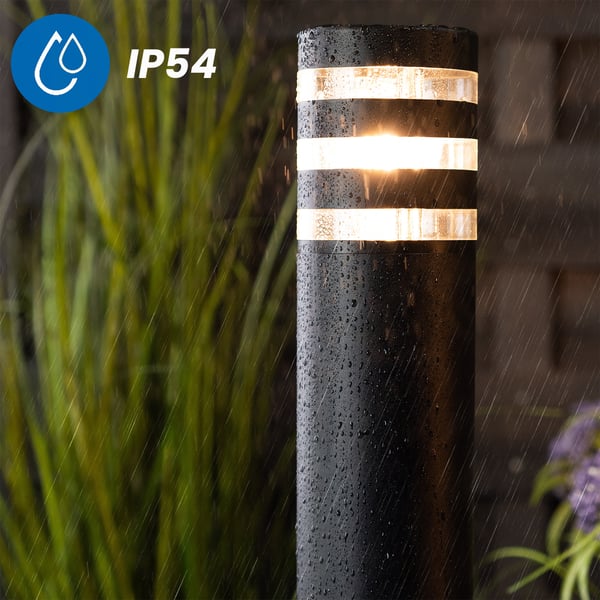 Trädgårdslampa stolpe utomhus stående E27 LED RINGO 60cm LUMILED