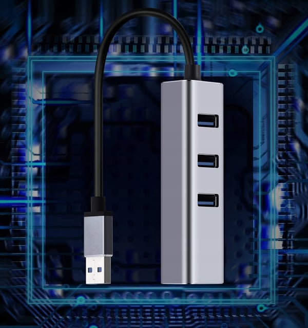 NETVÆRKSKORTHUB USB 3.0 GIGABIT RJ45 1000Mb RJ45 LAN-ADAPTER