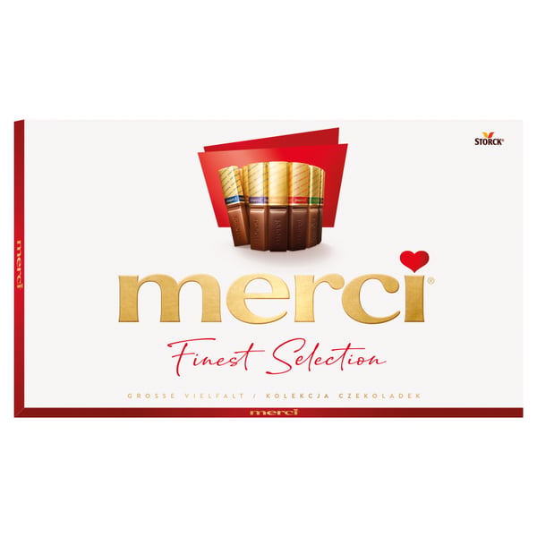Merci Finest Selection chokladkollektion 400 g 32 bitar
