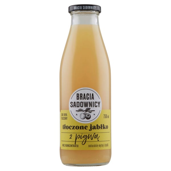 Brothers Orchardists presset æble- og kvidinjuice 750 ml