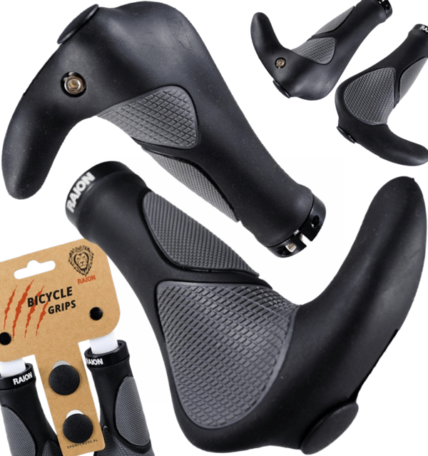 Raion greb cykelgreb ergonomiske styrgreb med horn Raion greb cykelgreb ergonomiske styrgreb med horn