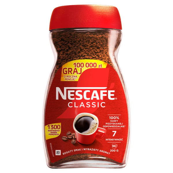 Nescafé Classic snabbkaffe 200 g