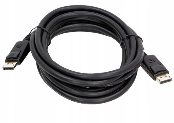 DisplayPort-kaapeli 1,8 m DP 1.2 UHD -näyttökaapeli 4K/60 Hz 120 Hz 144 Hz
