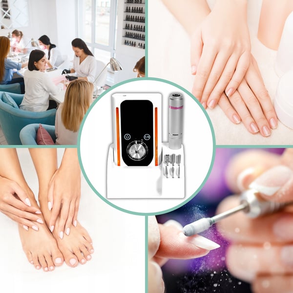 Professionell nagelborr manikyr pedikyr kraftfull 45 000 varv/min