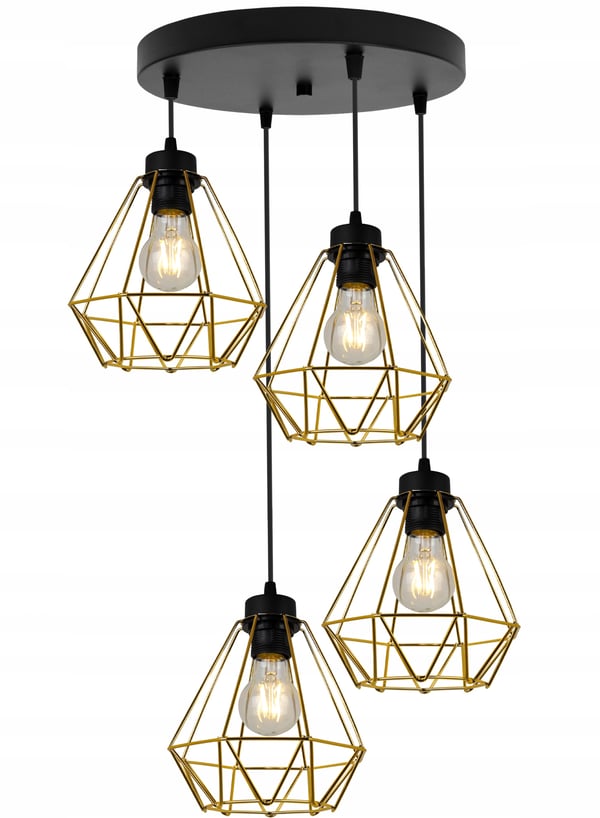 MODERNE ELEGANT HÆNGELAMPE I METAL MED LAMPESKÆRM