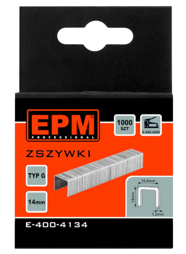 Häftapparater Typ G 1000 st 10,6 mm * 1,2 mm 14 mm - E-400-4134