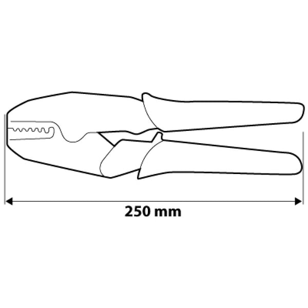 TERMINALTRYCKSTÅNG 250MM - T N01-502