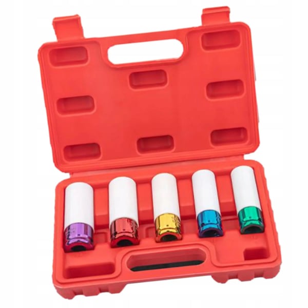 Krafttoppe til fælge 1/2" 15, 17, 19, 21, 22 mm