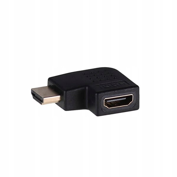 Akyga AK-AD-45 HDMI A/M - HDMI A/F adapter sidevinklet