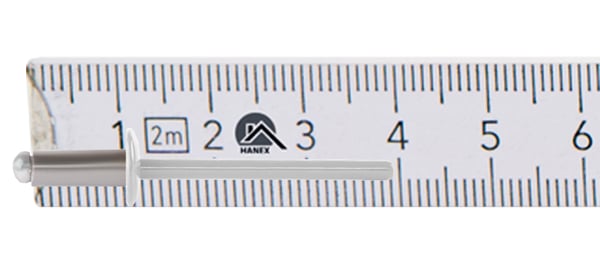 Åbne aluminiumnitter 4x10mm RAL 9010