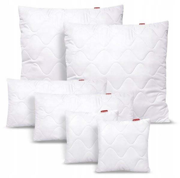 Pude 70x80 cm antiallergisk quiltet mikrofiber silikone