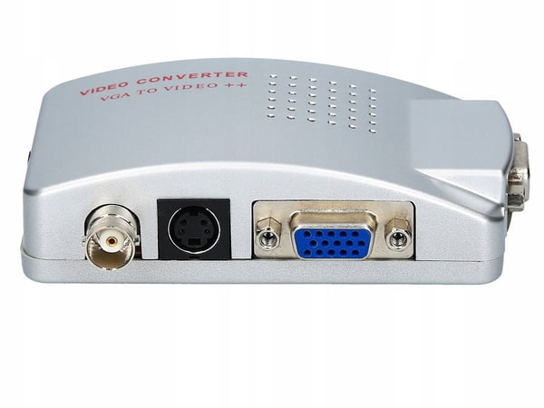 VGA til BNC S-VIDEO VGA AV CINCH SIGNALKONVERTER OPTAGERSÆT