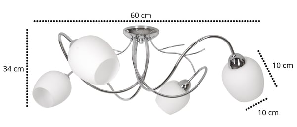 MODERN HÄNGLAMPA LJUSKRONOR TAK KROM LED