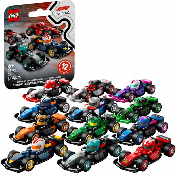 LEGO Minifigurer samlerserie F1-biler