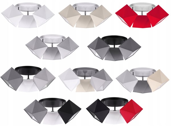 Lofthængende lampe, plafon, lysekrone, diamant LED