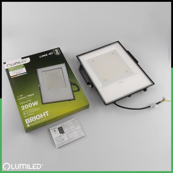 LED-arbetslampa utomhus BRIGHT vattentät 200W 22000lm 4000K LUMILED