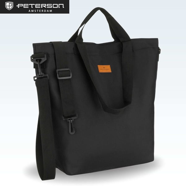 PTN TZ15605-7627 Svart shoppingväska