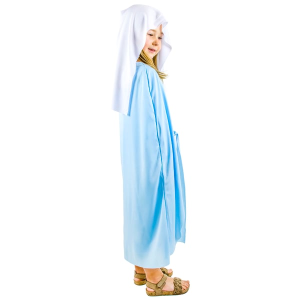 Maria Fødselskostume til kostumebal Maria Fødselskostume Maria Fødselskostume til børn Størrelse 134-140