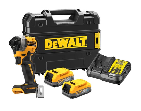 Sladdlös slagskruvdragare 1/4' 18V XR 2*1.7AH - DW DCF850E2T