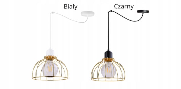 Lofthængende lampe med lysekrone i gylden edderkop-stil