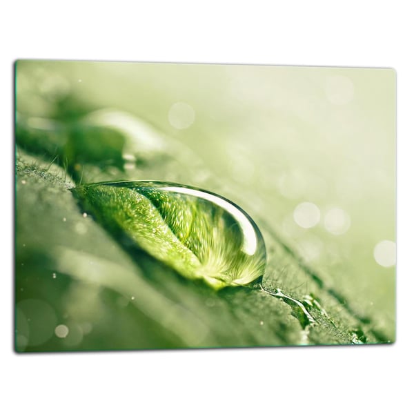 Glas skærebræt 52x40 drop