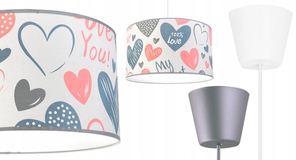 Lofthængende lampe til børn, LED-lampeskærm