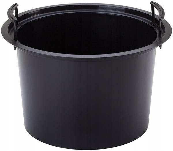 Sahara Dunes Slim 40 rund blomkruka svart