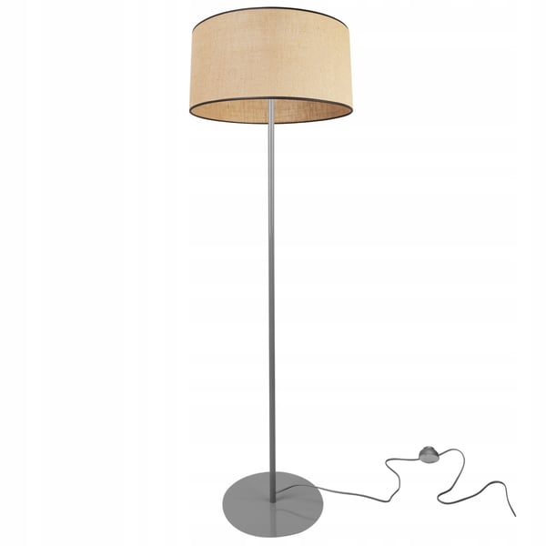 GULVLAMPE MED STÅENDE METALSKÆRM 40 CM