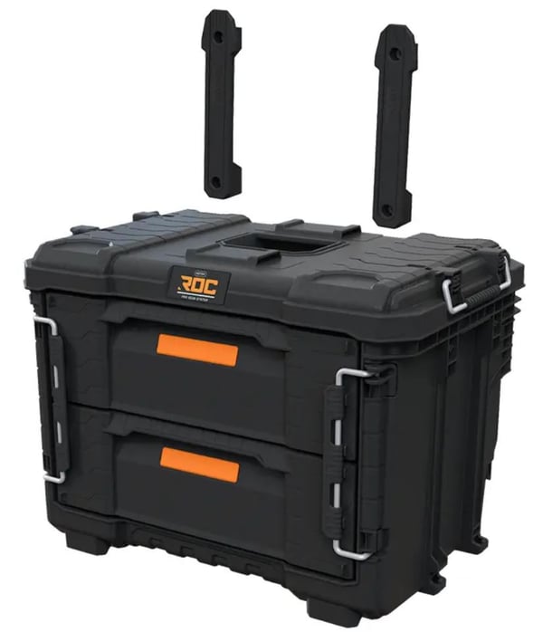 KETER ROC PRO GEAR 2.0 VÆRKTØJSKASSE - 2 SKUFFER - KT 63 9868